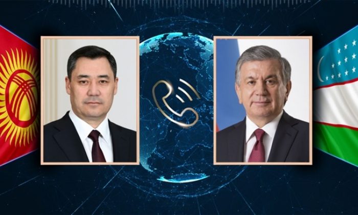 Президент Садыр Жапаров провел телефонный разговор с Президентом Узбекистана Шавкатом Мирзиёевым