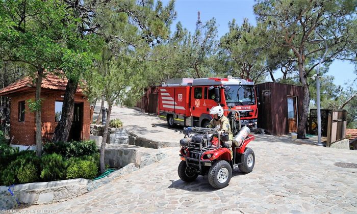 Hava sıcaklıkları arttı İzmir İtfaiyesi teyakkuza geçti