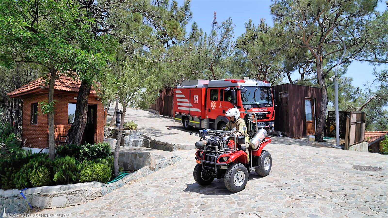 Hava sıcaklıkları arttı İzmir İtfaiyesi teyakkuza geçti