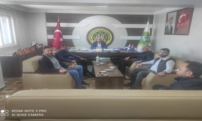 AK PARTİ AĞRI İL BAŞKAN VEKİLİ GÜNGÖR `DEN BAŞKAN SAMANCI `YA ZİYARET